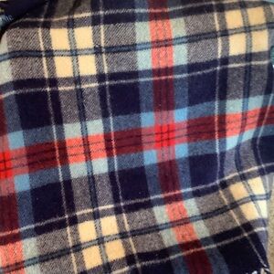 Carldyke virgin wool Plaid Patterned Blanket vtg